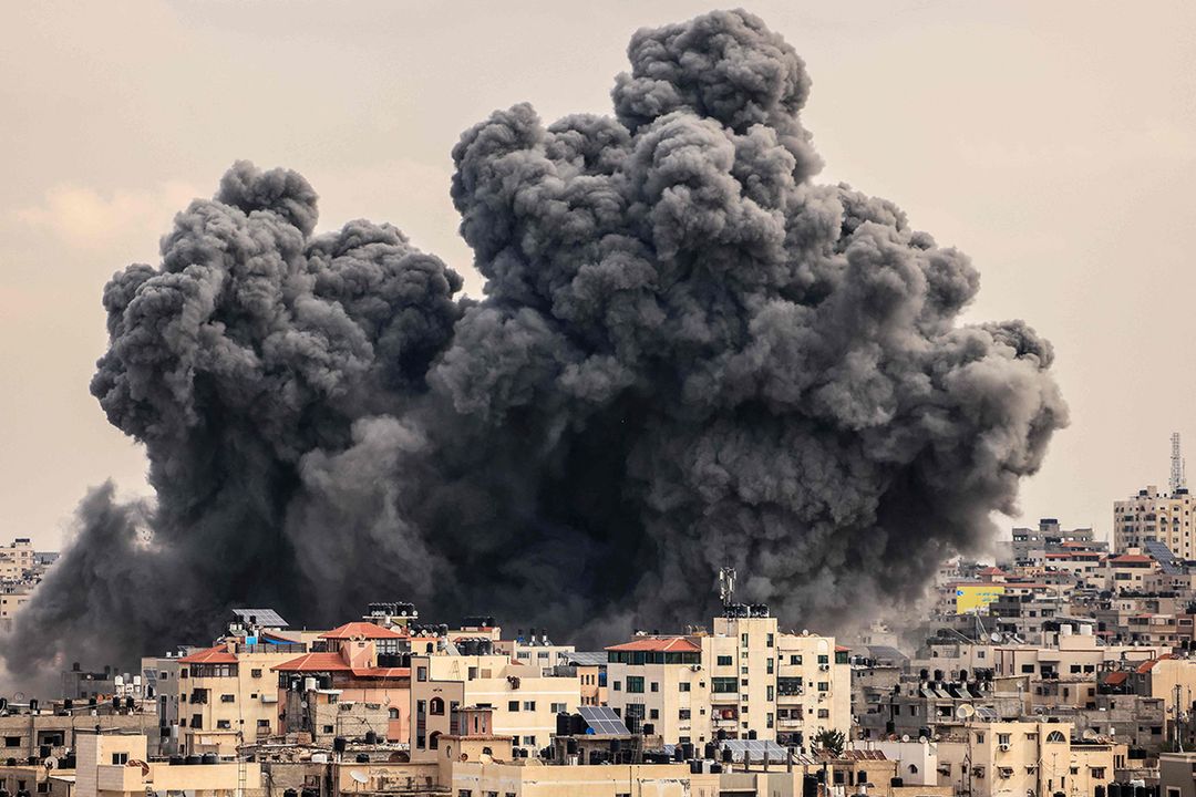 Photo by MAHMUD HAMS / AFP